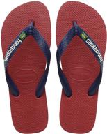 сандалии havaianas brazil для маленьких мальчиков - шлепанцы логотип