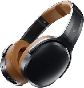 img 4 attached to Enhanced Skullcandy Crusher ANC Wireless Headphones - Black/Tan, with Personalized Noise Cancelling