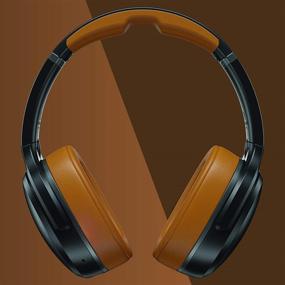 img 3 attached to Enhanced Skullcandy Crusher ANC Wireless Headphones - Black/Tan, with Personalized Noise Cancelling