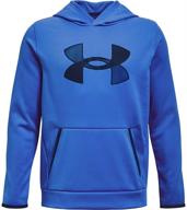 👦 boys fleece hoodie by under armour: enhance performance with style logo