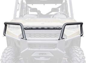 img 3 attached to 🛡️ SAUTVS Front Bumper Protector for Polaris Ranger XP 1000 Crew Diesel 2018-2021, Replace #2882531 - Upper Front Brush Guard Bumper Accessories