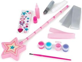 img 1 attached to Creative Fun: Unleash Imagination with Melissa Doug's Decorate Your Own Wooden Princess Kit