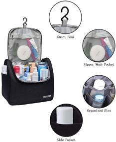 img 2 attached to Water Resistant Cosmetic Organizer Travel Accessories - Homthumb Toiletry