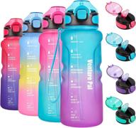 💦 stay hydrated with venture pal 32oz motivational water bottle – time marker & straw included! logo