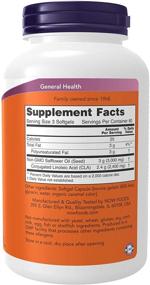 img 3 attached to 💪 Powerful NOW Supplements CLA: 800mg Nutritional Oil in 180 Softgels