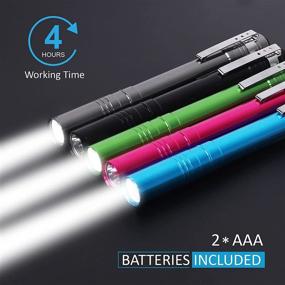 img 1 attached to 🔦 SEAMAGIC 15-Pack LED Penlight - Powerful Pocket Pen Light Flashlight with Clip, 30-Piece Dry Batteries - Ideal for Inspection, Repairs, Night Shifts, Camping, and Training Courses