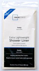 img 1 attached to PEVA Shower Curtain Liner - Lightweight - 70&#34; x 71&#34; - Ivory