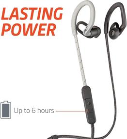 img 1 attached to 🎧 Black Plantronics BackBeat FIT 350 Wireless Headphones - Stable, Ultra-Light, Sweatproof Earbuds for Workouts