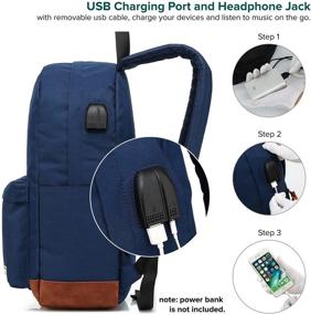 img 3 attached to 🎒 Ultimate Waterproof Charging Lightweight Anti-Theft Backpacks: Your Perfect Travel Companion