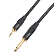 tisino 1/4 mono to 1/8 stereo cable - 3 feet: superior audio interconnect with mono to stereo adapter logo
