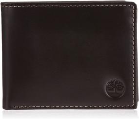 img 4 attached to 👔 Timberland Mens Cloudy Passcase Black Wallet: Sleek Men's Accessory for Card Organization and Secure Money Storage