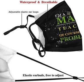 img 1 attached to 🧣 Adjustable Scarves & Wraps for Women - Teacher Washable Distance Formula Accessories