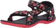 teva hurricane sandal balboa fuchsia girls' shoes: stylish comfort for active feet logo