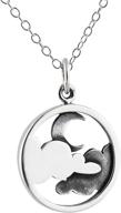 fashionjunkie4life sterling crescent pendant necklace logo