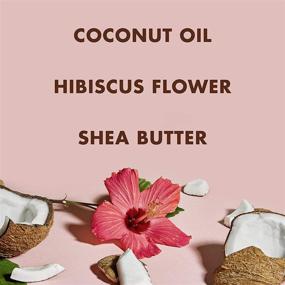 img 2 attached to 🥥 Набор кремов SheaMoisture Coconut & Hibiscus для завивок: крем для укладки для вьющихся, вьющихся волос - натуральный уход за волосами, 12 унций и 8 унций