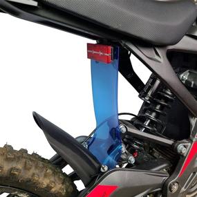 img 2 attached to 🛡️ Enhanced Rear Shock Absorption Mud Guard Flap for Sur Ron Light Bee X and S. Dust Cover with Rear Shock-Absorbing Properties, Perfect for Surron. Rear Shock Dirt Protection.