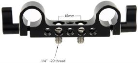 img 1 attached to 📷 NICEYRIG 15mm Rod Clamp with 1/4&#34;-20 Standard Thread for Camera Shoulder Rig, Cage, and DSLR Rig Setup