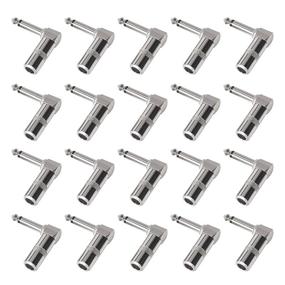 img 3 attached to 20 Pack 1/4" 90 Degree Angle Plugs TS Mono Heavy Duty Style for Speaker Cables, Patch Cables, Snakes - Male 1/4 Inch Phono 6.3mm Phone Plug Bulk: High-Quality and Versatile Audio Connectors