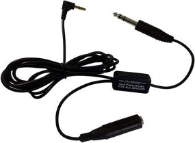 img 3 attached to 🎧 Dual Plug Music Player Adapter for General Aviation Pilot Headsets: Enhance Your Aircraft's Audio Experience