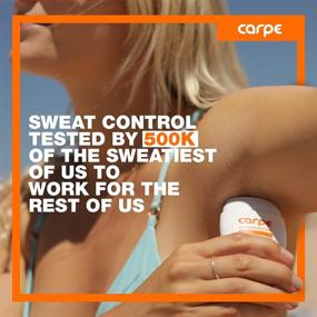 img 3 attached to Carpe Underarm Antiperspirant and Deodorant: Clinical Strength with All-Natural Eucalyptus Scent, Manage Hyperhidrosis and Combat Excessive Sweating Without Irritation, Stay Fresh and Dry All Day Long