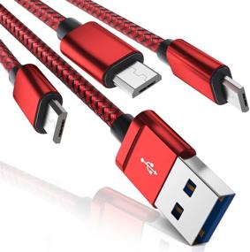 img 4 attached to Micro USB Charger Cable 3-Pack (3