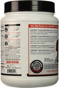 img 2 attached to Пищевая добавка Labrada Nutrition Lean Body Premium Whey Protein Powder - шоколад, 24 унции: Мощное решение для фитнеса