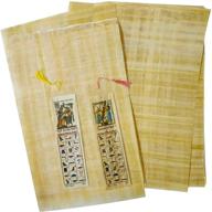 📜 10 egyptian papyrus paper 8x12 inch (20x30 cm) - ancient alphabets papyrus sheets-papyri: perfect for art projects, scrapbooking, school history, and teaching aid logo