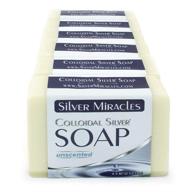 🧼 powerful antibacterial protection: colloidal silver soap - 6 pack logo
