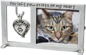 img 3 attached to 🐾 Cathedral Art Abbey & CA Gift Pet Memorial Frame with Vial for Ashes: A Multicolored Tribute
