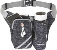 🏃 streweek lightweight running waist packs hydration belt with bottle holder | no bounce running fanny pack | adjustable size suitable for jogging, cycling, traveling, fitness & hiking logo