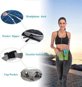 img 3 attached to 🏃 STREWEEK Lightweight Running Waist Packs Hydration Belt with Bottle Holder | No Bounce Running Fanny Pack | Adjustable Size Suitable for Jogging, Cycling, Traveling, Fitness & Hiking