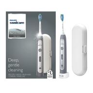 🦷 experience superior dental care with philips sonicare hx9111/12 flexcare platinum toothbrush - grey: electric and rechargeable! logo