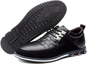 img 3 attached to TOALL Loafer Genuine Leather Non Slip Men's Shoes for Loafers & Slip-Ons