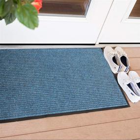 img 1 attached to 🚪 Notrax - 109S0023BU 109 Brush Step Entrance Mat" - Improved SEO: "Notrax - 109S0023BU 109 Brush Step Entry Mat