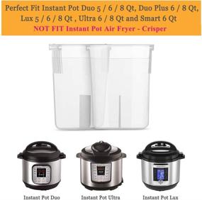 img 3 attached to WishDirect Original Instant Pot Condensation Collector - Compatible with 5, 6, 8 Quart Duo, Duo Plus, Ultra, Lux - Set of 2