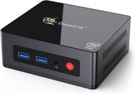 beelink mini pc windows 10 pro gkmini desktop - intel celeron j4125, 8gb ram, 256gb ssd, dual hdmi, 4k@30hz, gigabit ethernet, dual wifi, bt4.0, 4xusb3.0 logo