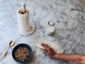 img 1 attached to 🌿 If You Care Reusable Paper Towels - 12 CT Sheets - 100% Natural, Compostable Cleaning Cloths for Kitchen, Bathroom, Home Countertops - Extra Absorbent, Eco Friendly