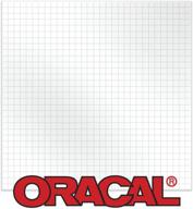 🔹 прозрачная переносная пленка oracal: листы 12x12 дюймов для точного нанесения клея. логотип