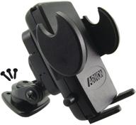 arkon adhesive car or truck phone holder mount: compatible with iphone 📱 12, 11 pro max, xs, xr, galaxy note 20, 10, 9 - retail black logo