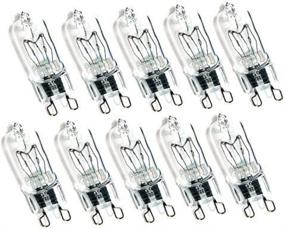 img 3 attached to CTKcom G9 25W Bi-Pin Halogen Bulbs (10 Pack) - JCD Type G9 Base Light Bulb 25W 120V Clear Lamp Bulbs T4 JD Halogen Bulb, 10 Pack