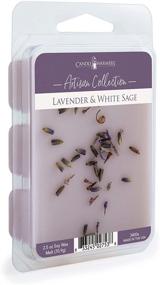 img 3 attached to 🕯️ Artisan Wax Fragrance Melts 3-Pack, Lavender & White Sage - 100% Soy with Hand-Applied Decorative Elements by CANDLE WARMERS ETC