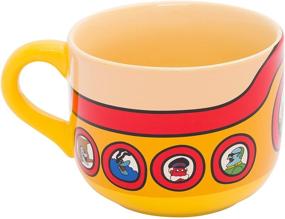 img 2 attached to 🍲 The Beatles Yellow Submarine 20oz Ceramic Soup Mug by Vandor (73053)