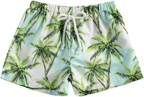 img 4 attached to 👶 Camouflage Toddler Trunks: Stylish Boys' Swimsuit for Bathing and Water Fun