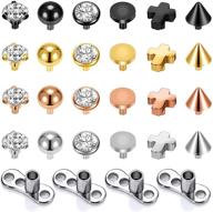 bodyace crystal stainless piercing jewelry logo