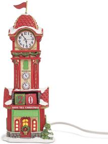 img 3 attached to 🎄 Department 56 North Pole Series Christmas Countdown Tower - 9.5" Lighted Building