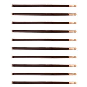 img 3 attached to 💇 Yishenyishi Set of 10 Large Curved Bobby Pins, Hair Clips (Brown)