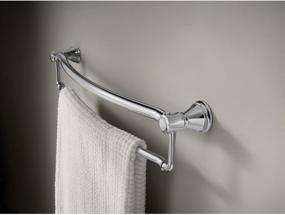 img 3 attached to 🛁 Polished Chrome Towel Bar / Assist Bar - Delta Faucet 41319 Traditional 24 Inch