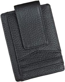 img 4 attached to Leaokuu Leather Minimalist Wallet Pocket: Sleek and Stylish Essentials Organizer