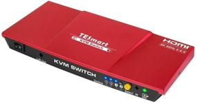 img 4 attached to TESmart HDMI 4K60Hz Ultra HD 2X1 HDMI KVM Switch 3840X2160 @ 60Hz 2 USB 2