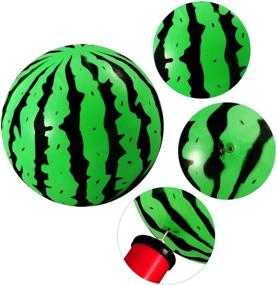 img 1 attached to Inflatable Mini Ball Toy Set - 16 Pieces of Mini Sports Balls for Water Bouncing, Beach, Pool Games - Party Supplies